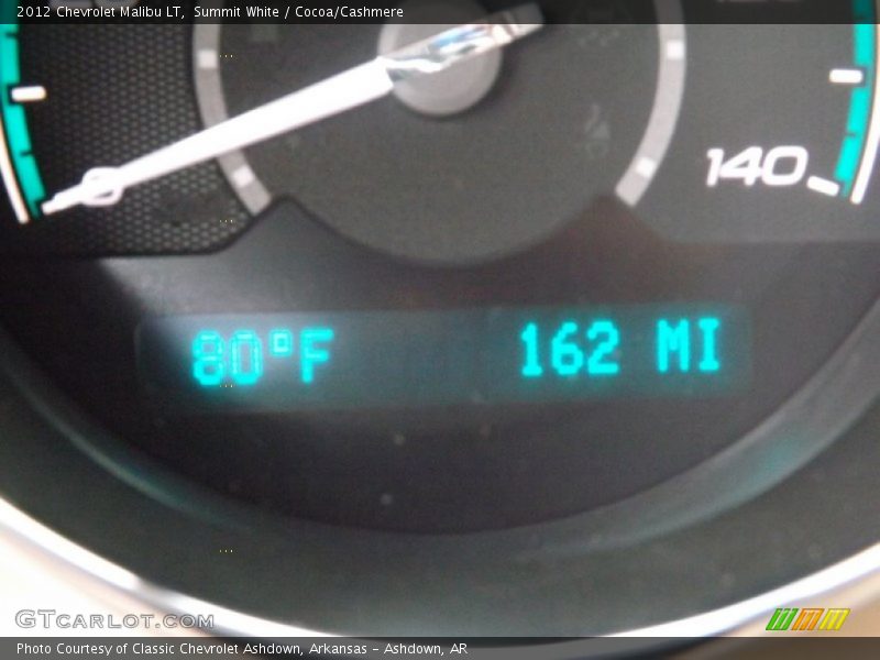 Summit White / Cocoa/Cashmere 2012 Chevrolet Malibu LT