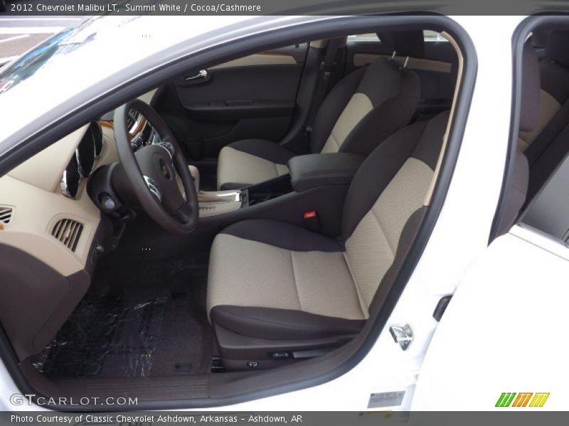 Summit White / Cocoa/Cashmere 2012 Chevrolet Malibu LT