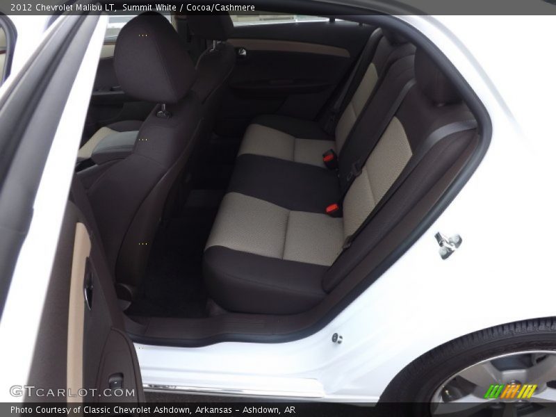 Summit White / Cocoa/Cashmere 2012 Chevrolet Malibu LT