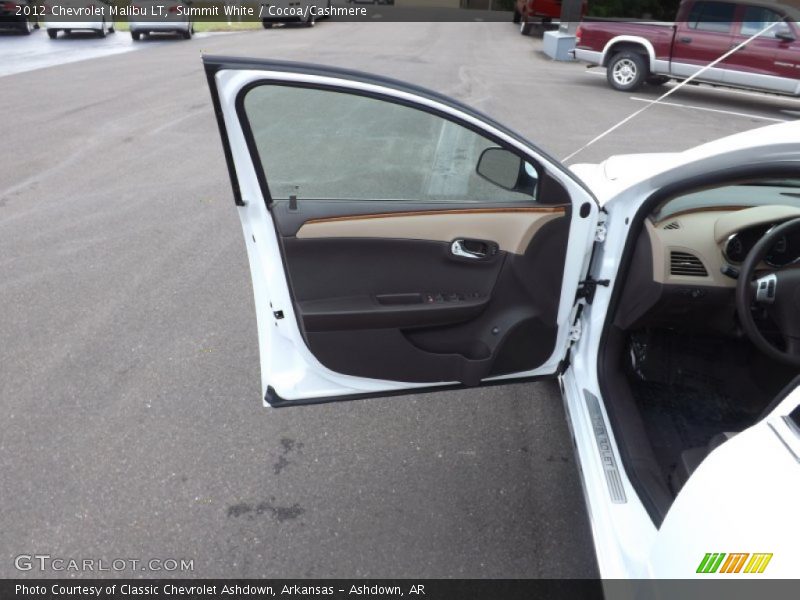Summit White / Cocoa/Cashmere 2012 Chevrolet Malibu LT
