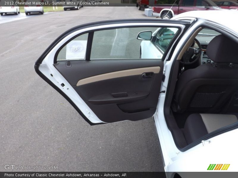 Summit White / Cocoa/Cashmere 2012 Chevrolet Malibu LT