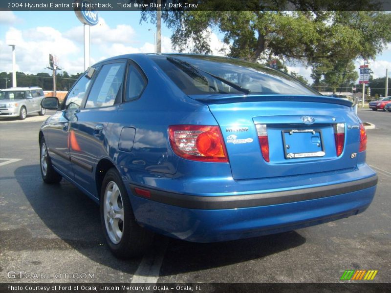 Tidal Wave Blue / Dark Gray 2004 Hyundai Elantra GT Hatchback