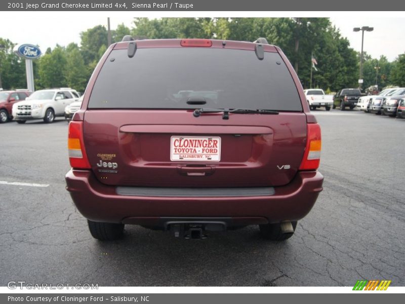 Sienna Pearl / Taupe 2001 Jeep Grand Cherokee Limited 4x4