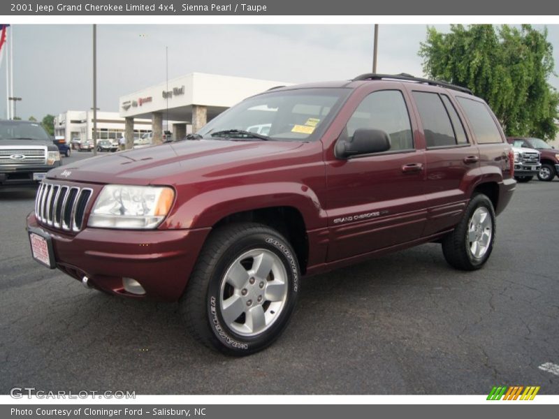 Sienna Pearl / Taupe 2001 Jeep Grand Cherokee Limited 4x4