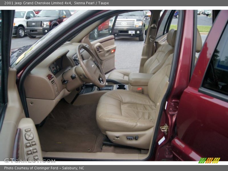 Sienna Pearl / Taupe 2001 Jeep Grand Cherokee Limited 4x4
