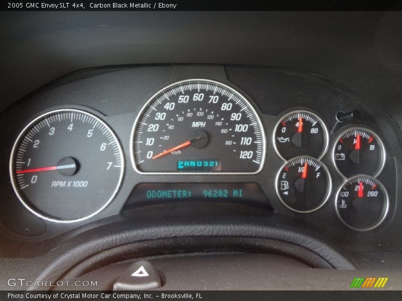 Carbon Black Metallic / Ebony 2005 GMC Envoy SLT 4x4