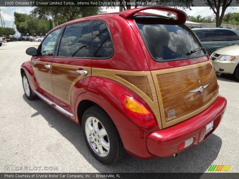 Inferno Red Crystal Pearl / Taupe/Pearl Beige 2005 Chrysler PT Cruiser Limited Turbo