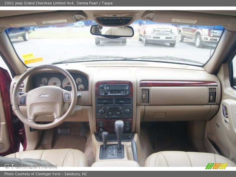 Sienna Pearl / Taupe 2001 Jeep Grand Cherokee Limited 4x4