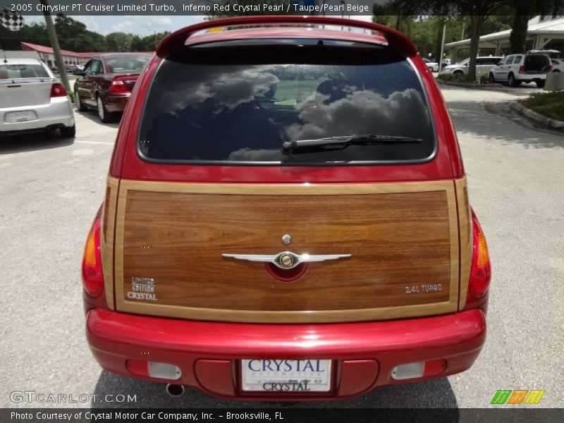 Inferno Red Crystal Pearl / Taupe/Pearl Beige 2005 Chrysler PT Cruiser Limited Turbo