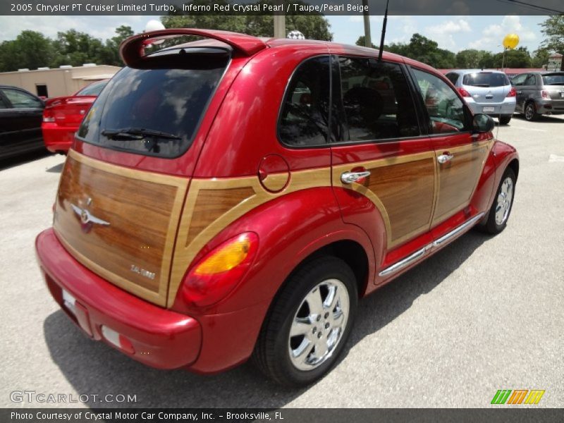 Inferno Red Crystal Pearl / Taupe/Pearl Beige 2005 Chrysler PT Cruiser Limited Turbo