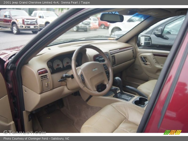Sienna Pearl / Taupe 2001 Jeep Grand Cherokee Limited 4x4