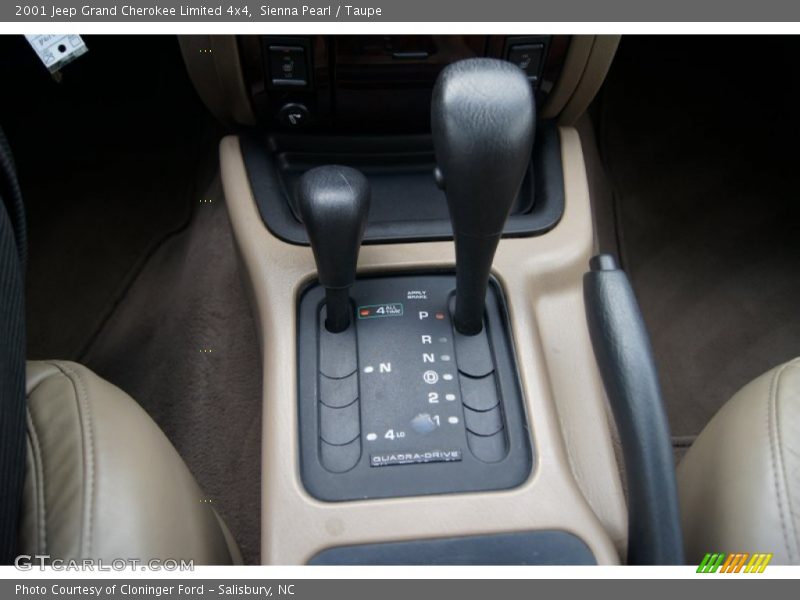Sienna Pearl / Taupe 2001 Jeep Grand Cherokee Limited 4x4