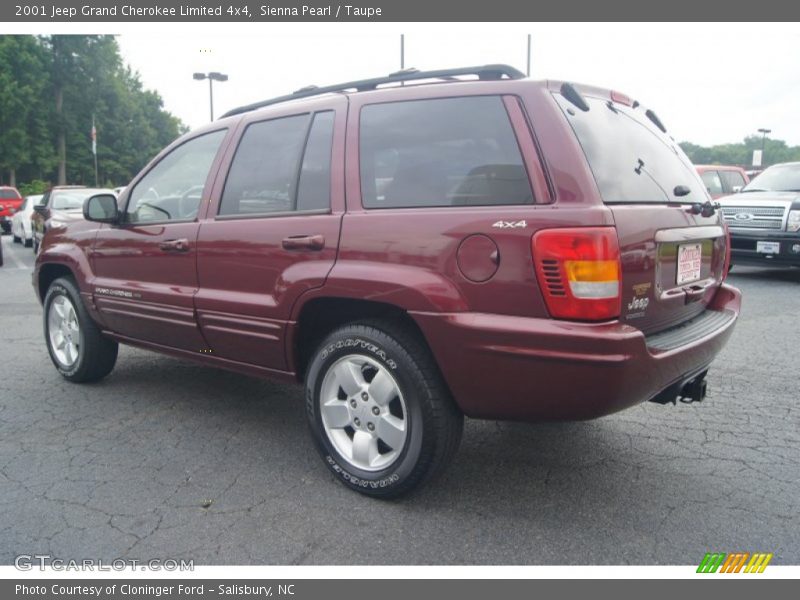 Sienna Pearl / Taupe 2001 Jeep Grand Cherokee Limited 4x4