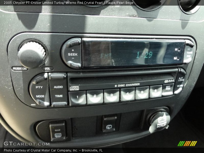 Audio System of 2005 PT Cruiser Limited Turbo