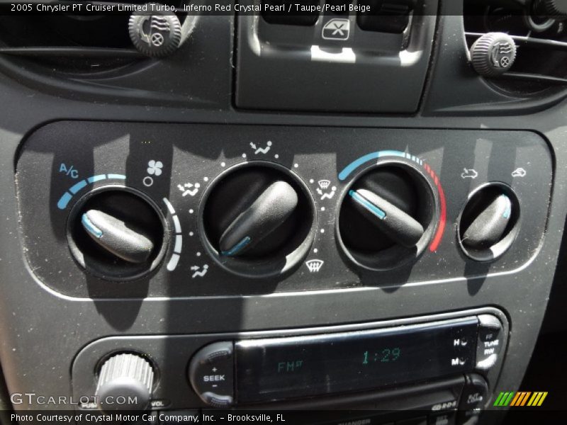 Controls of 2005 PT Cruiser Limited Turbo