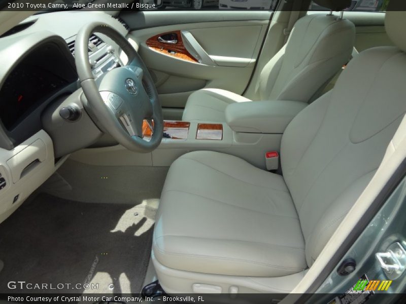 Aloe Green Metallic / Bisque 2010 Toyota Camry