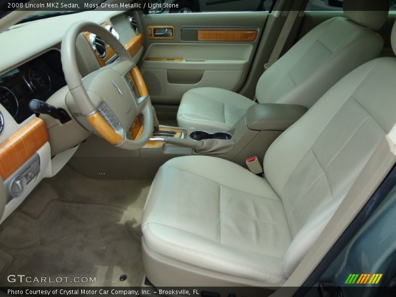 Moss Green Metallic / Light Stone 2008 Lincoln MKZ Sedan