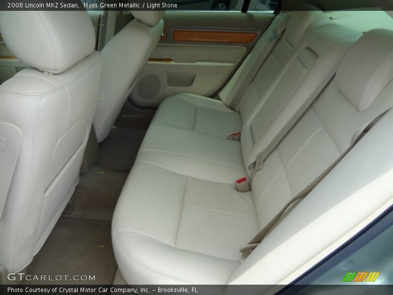 Moss Green Metallic / Light Stone 2008 Lincoln MKZ Sedan