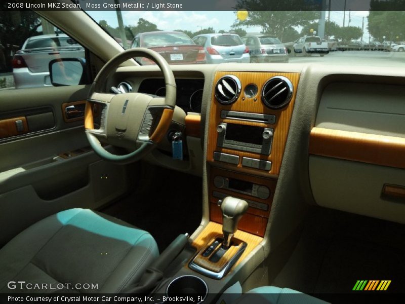 Moss Green Metallic / Light Stone 2008 Lincoln MKZ Sedan