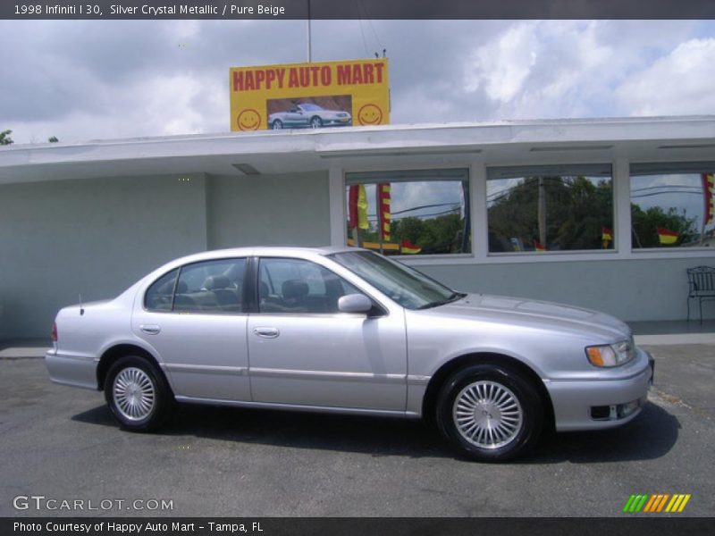 Silver Crystal Metallic / Pure Beige 1998 Infiniti I 30