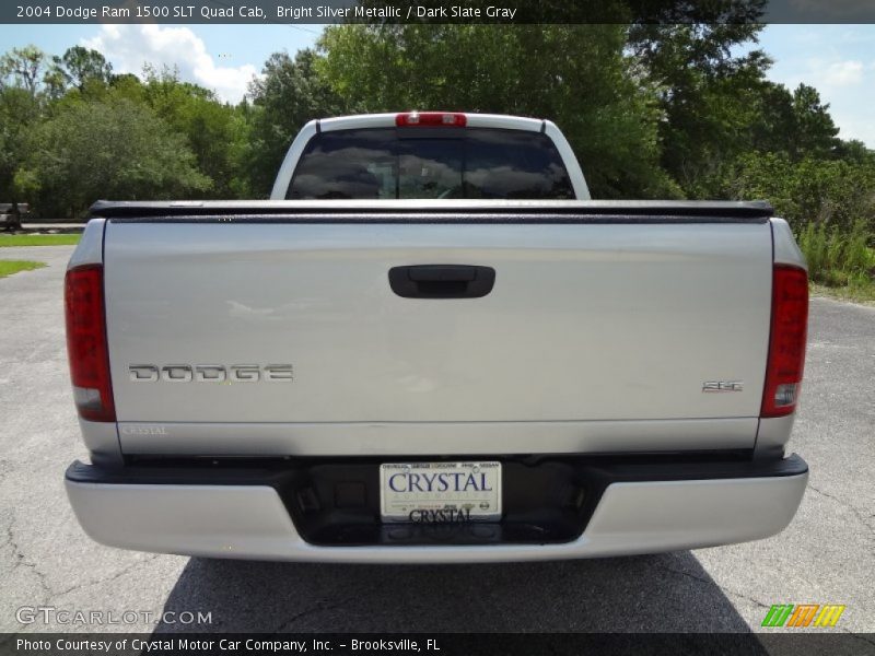 Bright Silver Metallic / Dark Slate Gray 2004 Dodge Ram 1500 SLT Quad Cab
