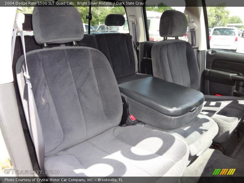 Bright Silver Metallic / Dark Slate Gray 2004 Dodge Ram 1500 SLT Quad Cab