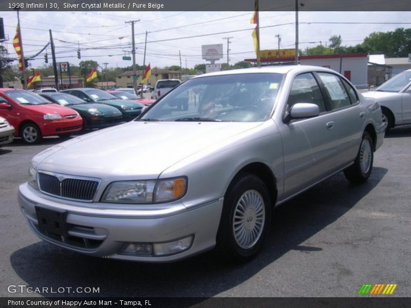 Silver Crystal Metallic / Pure Beige 1998 Infiniti I 30