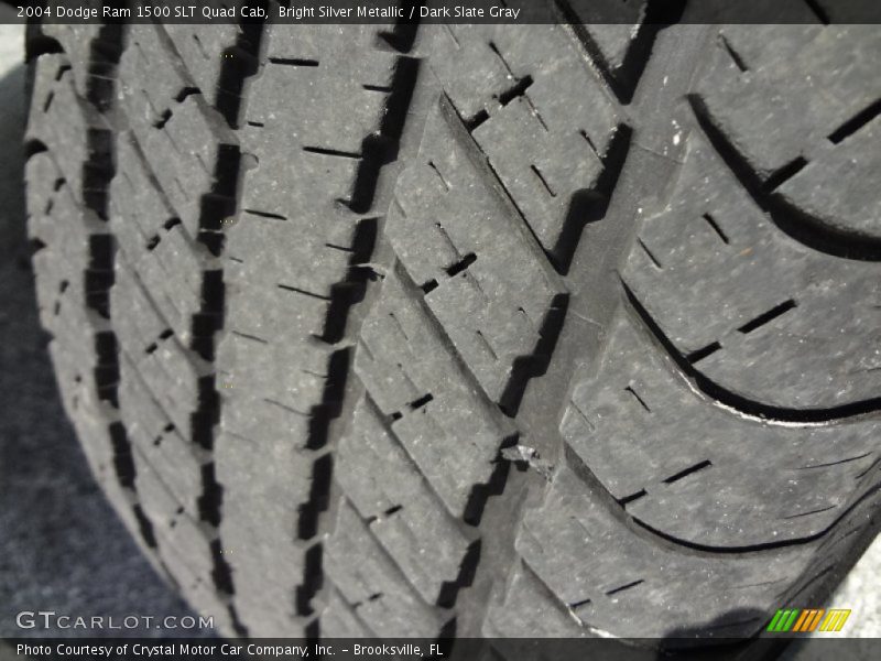 Bright Silver Metallic / Dark Slate Gray 2004 Dodge Ram 1500 SLT Quad Cab