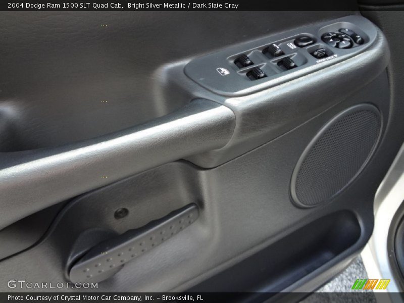 Bright Silver Metallic / Dark Slate Gray 2004 Dodge Ram 1500 SLT Quad Cab