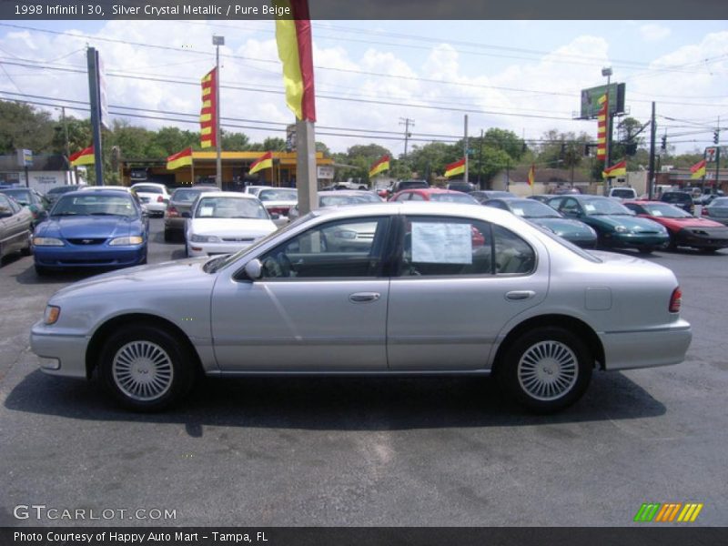 Silver Crystal Metallic / Pure Beige 1998 Infiniti I 30