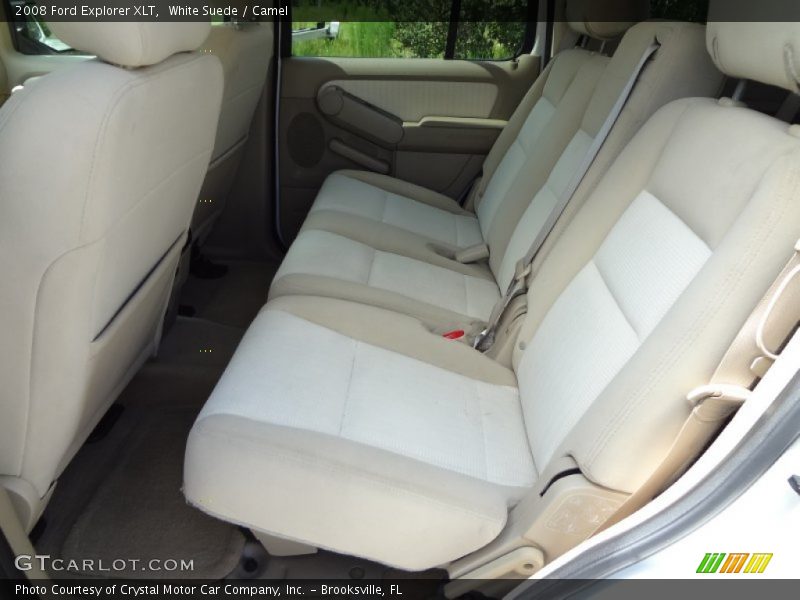 White Suede / Camel 2008 Ford Explorer XLT