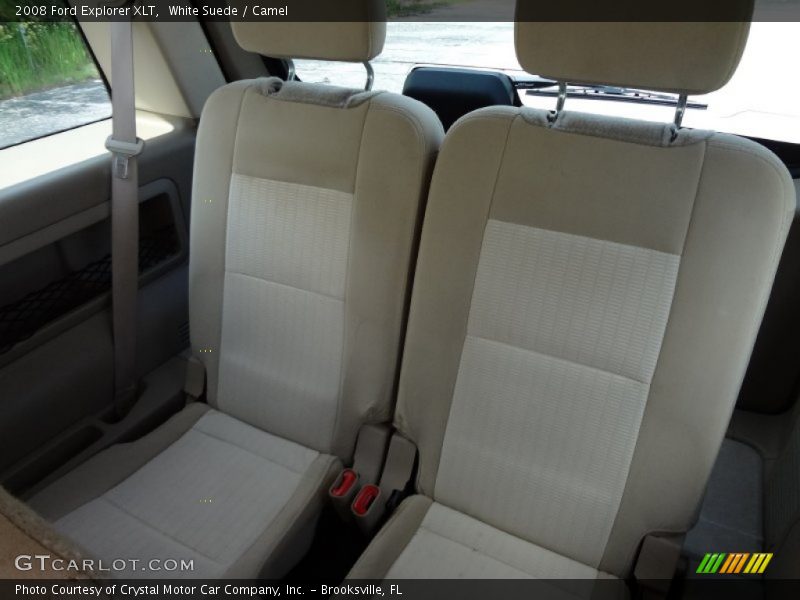 White Suede / Camel 2008 Ford Explorer XLT