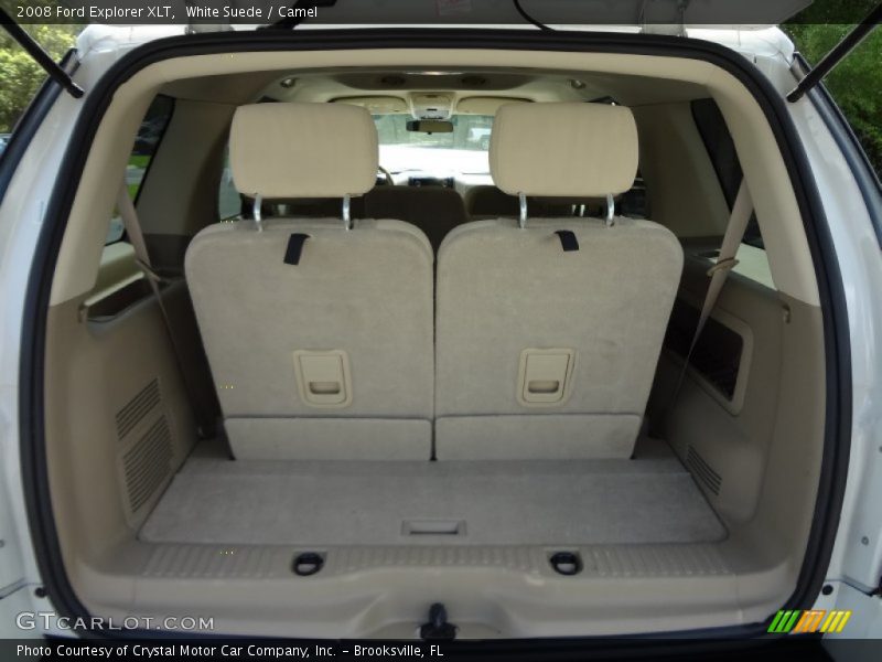 White Suede / Camel 2008 Ford Explorer XLT