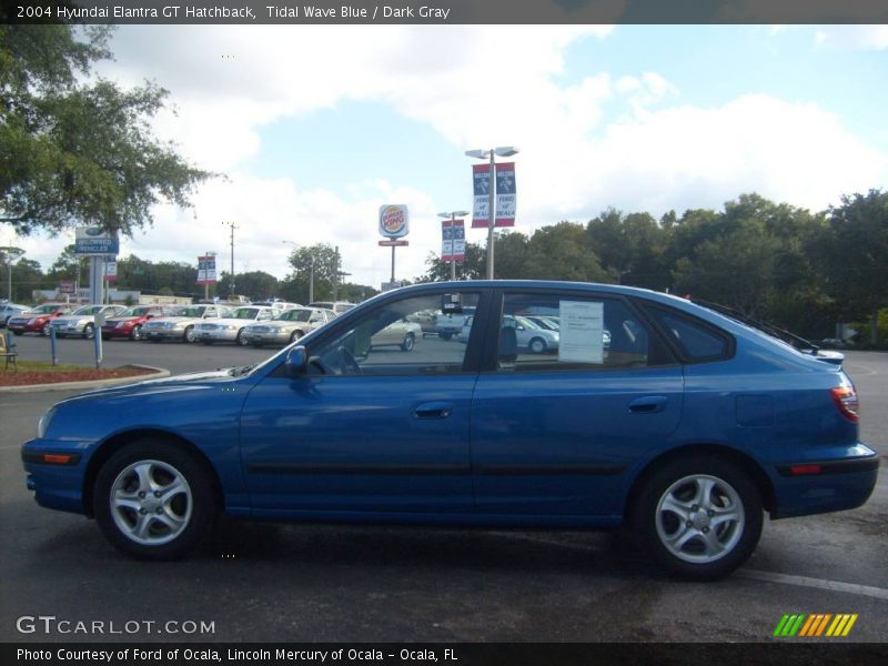 Tidal Wave Blue / Dark Gray 2004 Hyundai Elantra GT Hatchback