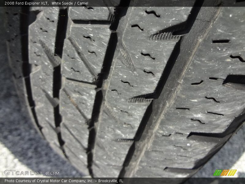 White Suede / Camel 2008 Ford Explorer XLT