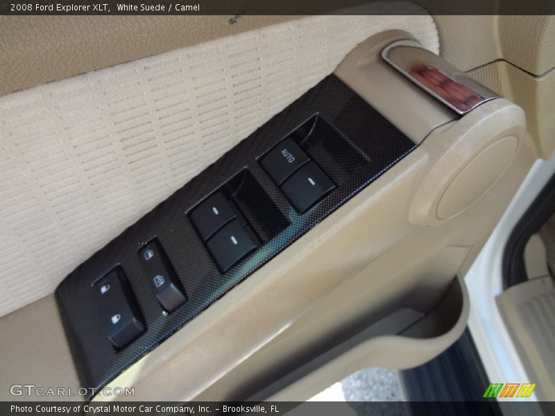 White Suede / Camel 2008 Ford Explorer XLT