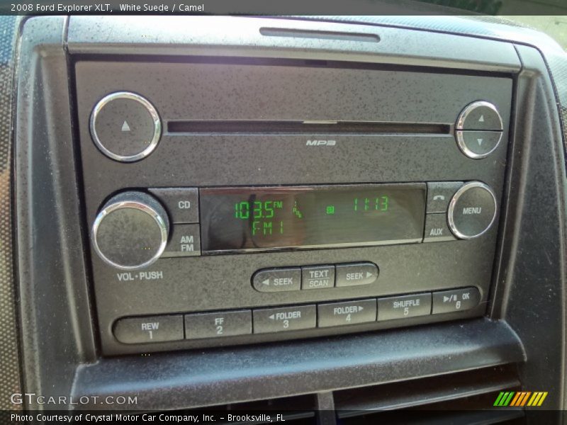 White Suede / Camel 2008 Ford Explorer XLT