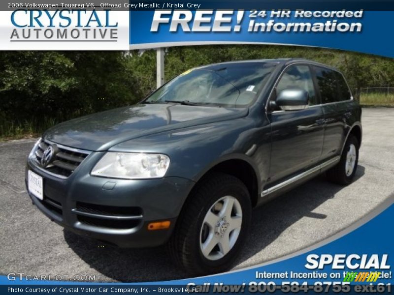 Offroad Grey Metallic / Kristal Grey 2006 Volkswagen Touareg V6