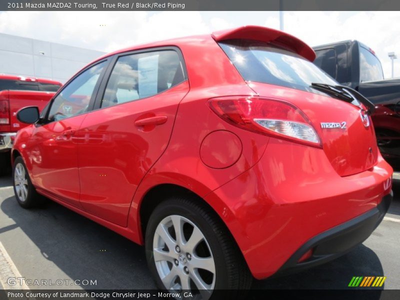 True Red / Black/Red Piping 2011 Mazda MAZDA2 Touring