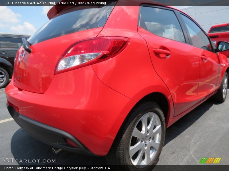 True Red / Black/Red Piping 2011 Mazda MAZDA2 Touring