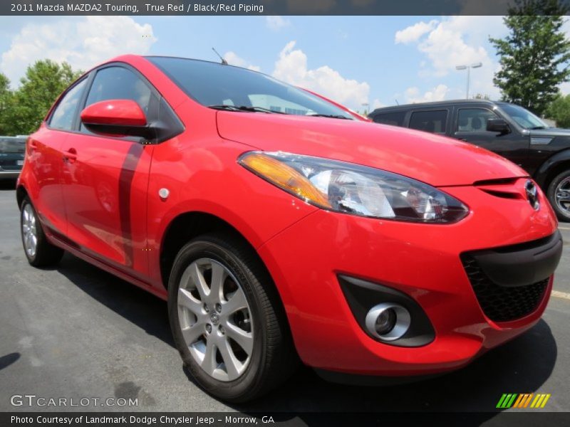 True Red / Black/Red Piping 2011 Mazda MAZDA2 Touring
