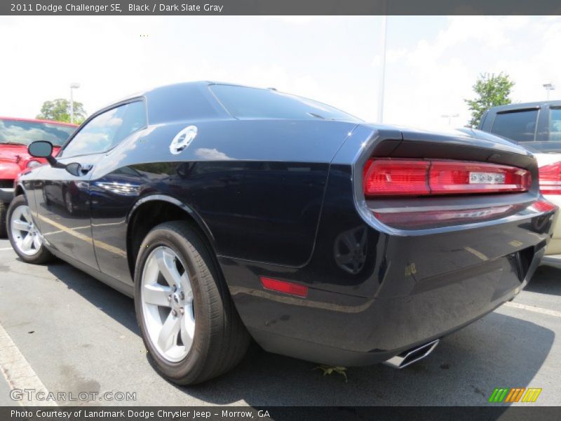 Black / Dark Slate Gray 2011 Dodge Challenger SE