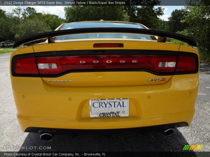 Stinger Yellow / Black/Super Bee Stripes 2012 Dodge Charger SRT8 Super Bee