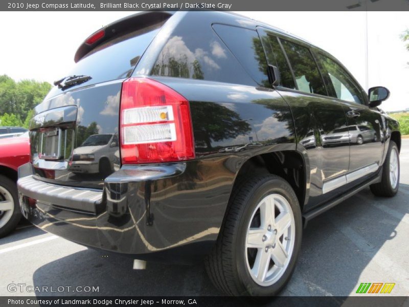Brilliant Black Crystal Pearl / Dark Slate Gray 2010 Jeep Compass Latitude