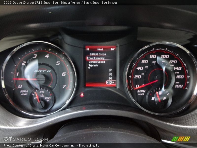  2012 Charger SRT8 Super Bee SRT8 Super Bee Gauges