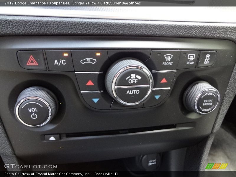 Controls of 2012 Charger SRT8 Super Bee