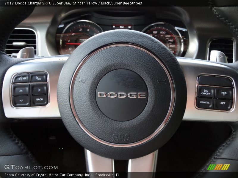 Stinger Yellow / Black/Super Bee Stripes 2012 Dodge Charger SRT8 Super Bee