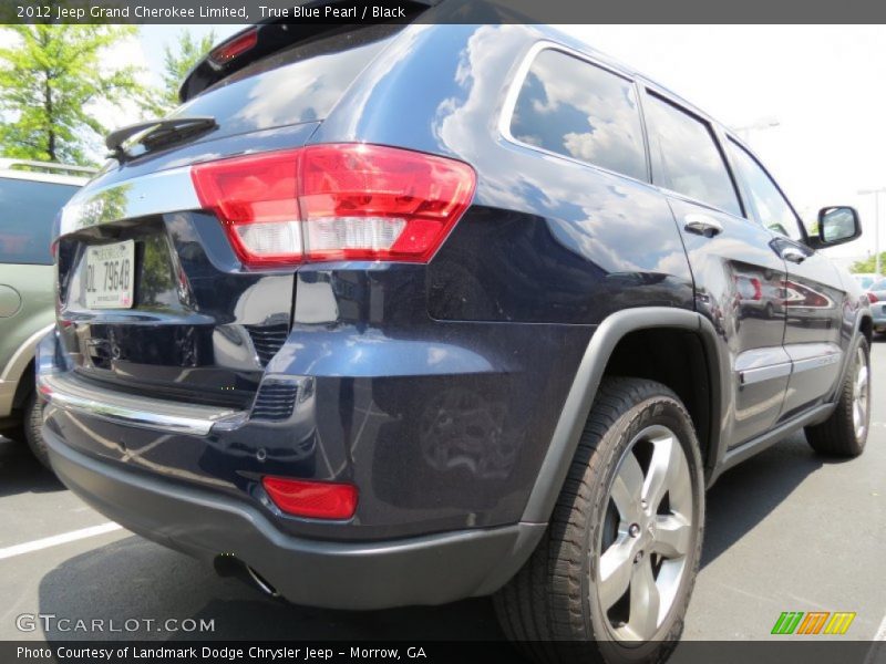 True Blue Pearl / Black 2012 Jeep Grand Cherokee Limited