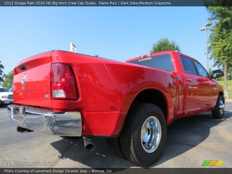 Flame Red / Dark Slate/Medium Graystone 2012 Dodge Ram 3500 HD Big Horn Crew Cab Dually