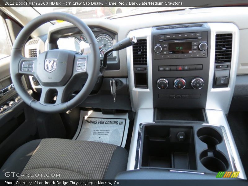 Dashboard of 2012 Ram 3500 HD Big Horn Crew Cab Dually